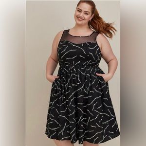 Frankenstein Mini Skater Dress - Torrid Size 2